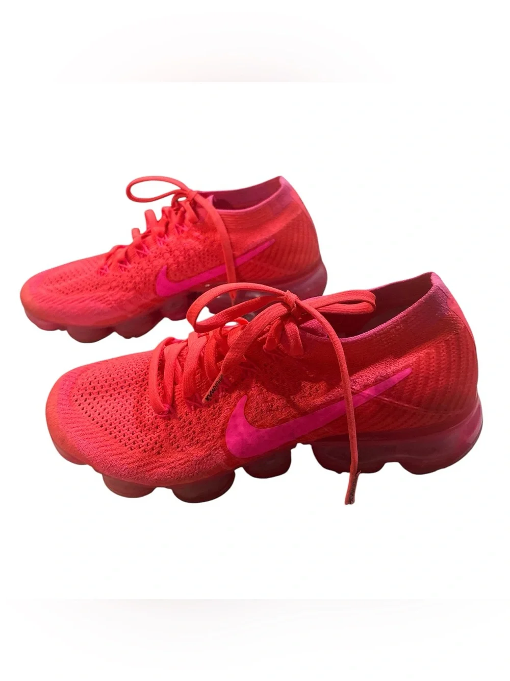 Nike Women’s VaporMax Flyknit Sneakers - Hot Pink
